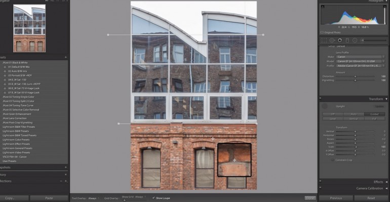 Adobe Lightroom CC ja Camera Raw uue funktsiooniga “Guided Upright” saab perspektiivi lihtsamalt sirgeks