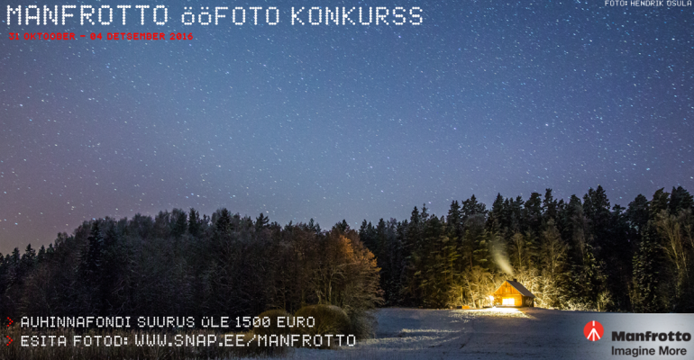 Selgunud on Manfrotto ÖÖfoto 2016 konkursi auväärt žürii